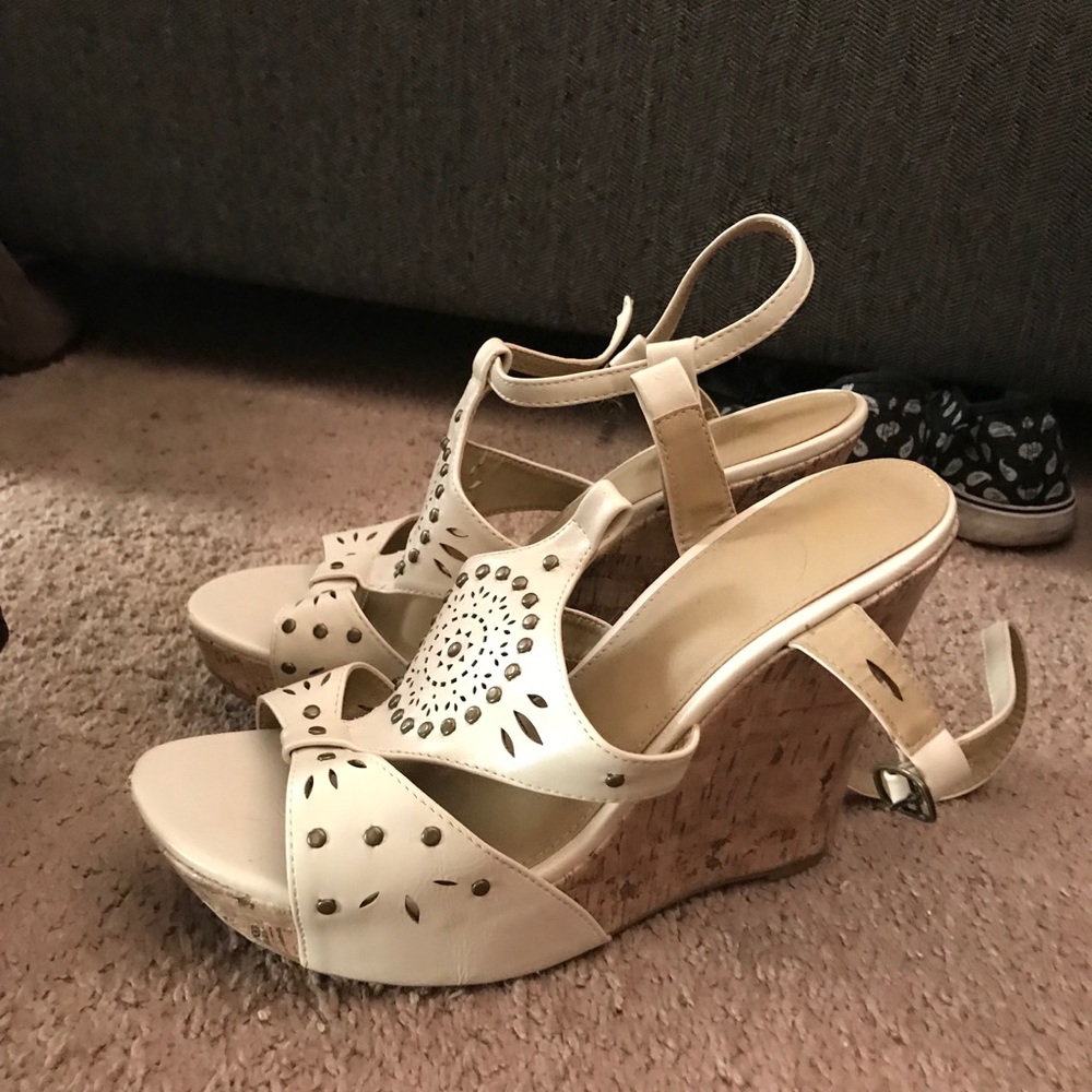 High heel wedges